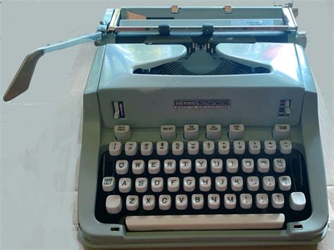 hermes 3000 type writer black cover|1968 Hermes 3000 on the Typewriter Database.